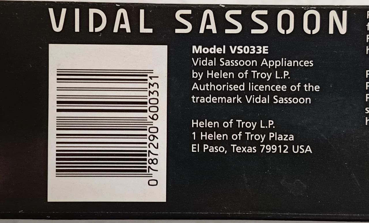 Vidal Sassoon VS033E heated hair brush - Very good condition – photo 3